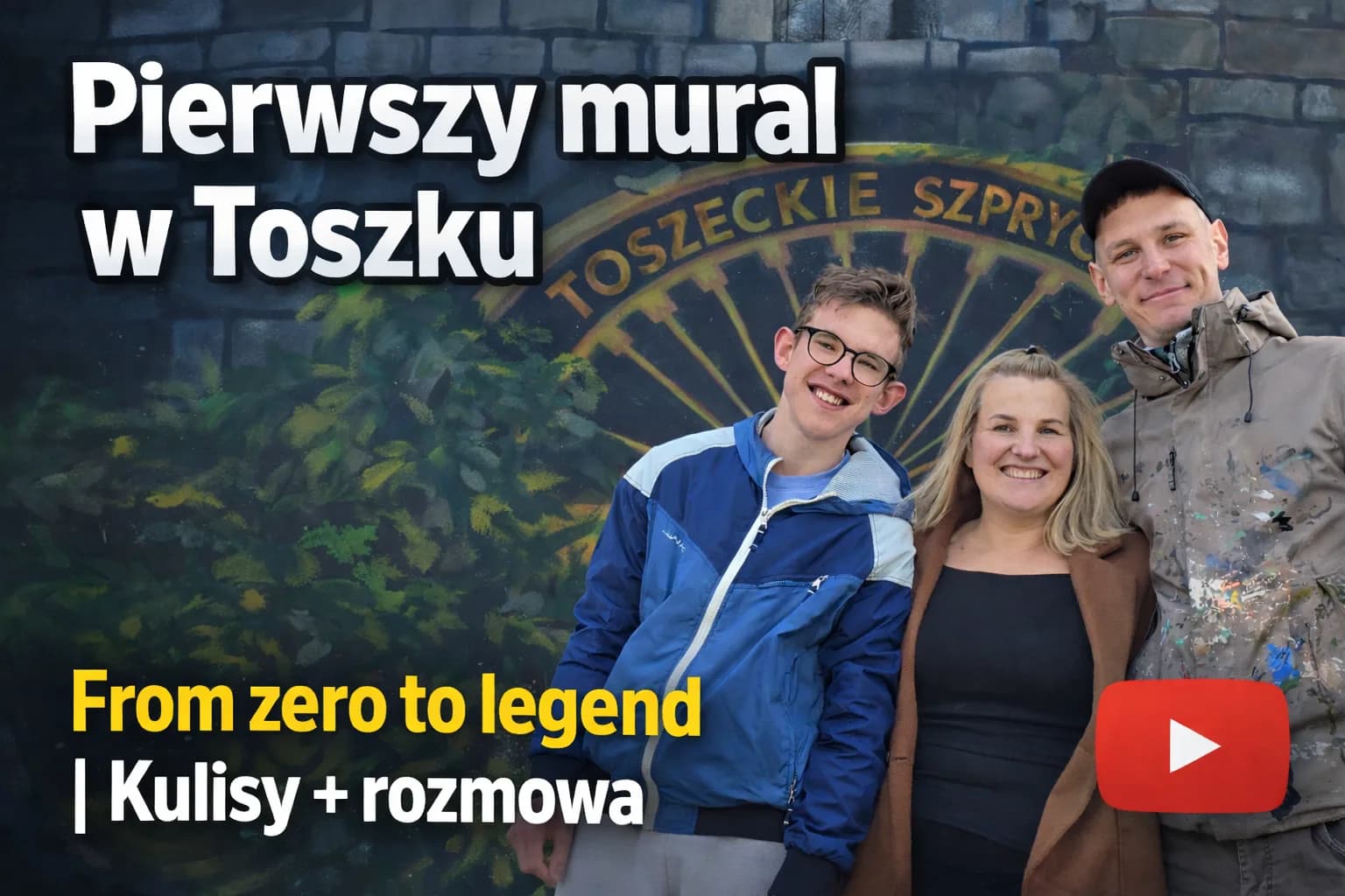Mural w Toszku – malowanie artystyczne elewacji z lokalnym charakterem
